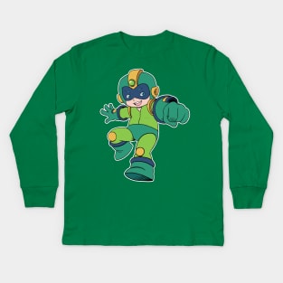 CAPTAIN N MEGA MAN Kids Long Sleeve T-Shirt